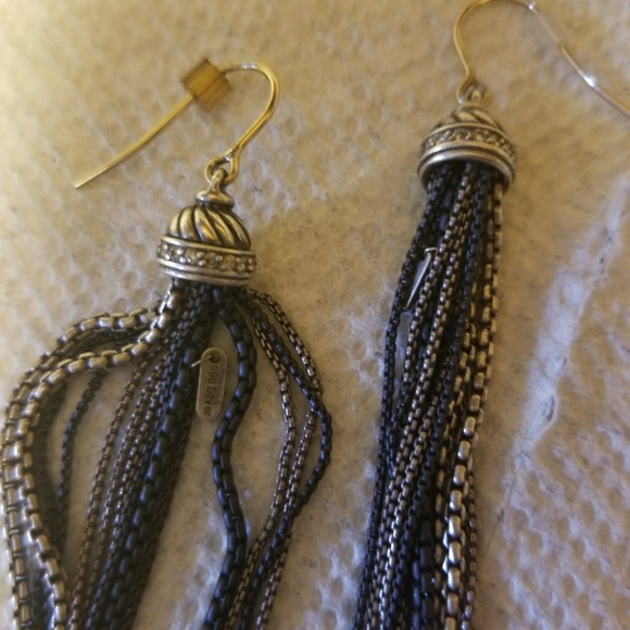 David Yurman tassel earrings - Picture 3 of 6